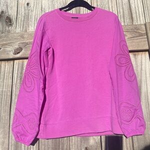 Talbots Lavender Lilac 100% Cotton blouse Size XS